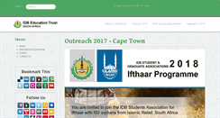 Desktop Screenshot of idb.org.za