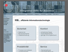 Tablet Screenshot of idb.de