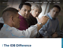 Tablet Screenshot of idb.org