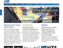 Tablet Screenshot of idb.com.vn